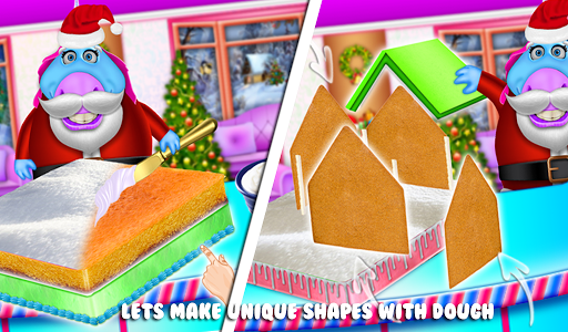 اسکرین شات بازی DIY Gingerbread House Cake Maker! Cooking Game 7