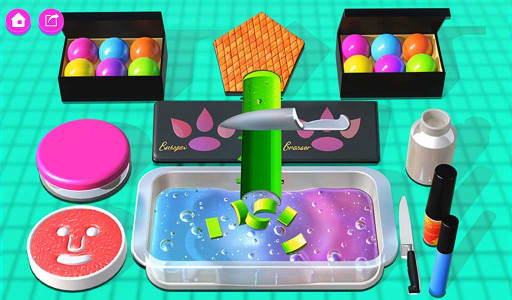 اسکرین شات 1 بازی Makeup Slime Game! Relaxation