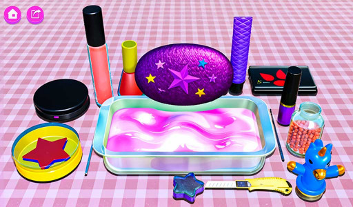اسکرین شات 3 بازی Makeup Slime Game! Relaxation