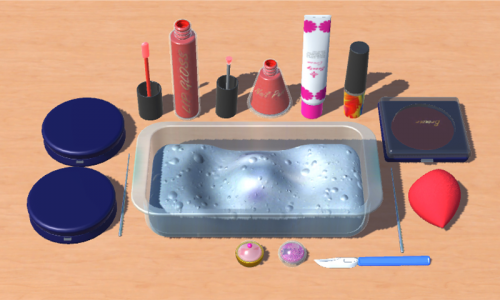 اسکرین شات بازی Makeup Slime Game! Relaxation 1