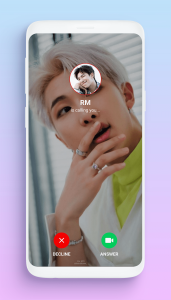 اسکرین شات 7 برنامه BTS Fake Video Call Prank