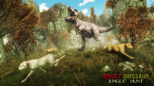 اسکرین شات بازی Angry Dinosaur Hunter: T-Rex 2