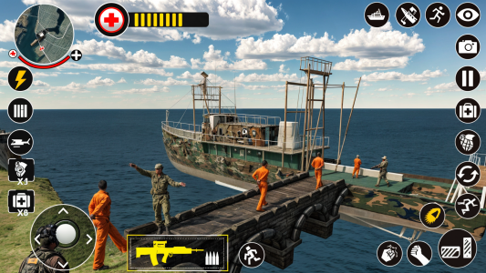 اسکرین شات بازی Army Prison Transport Ship Gam 4