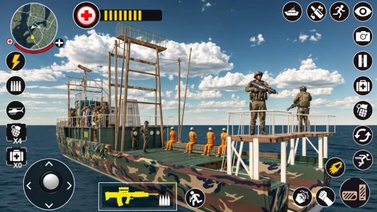 اسکرین شات 5 بازی Army Prison Transport Ship Gam