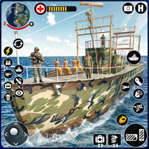 اسکرین شات بازی Army Prison Transport Ship Gam 1