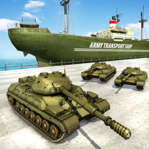 اسکرین شات بازی Army Transport Tank Ship Games 1