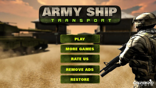 اسکرین شات بازی Army Transport Tank Ship Games 5