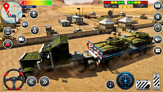 اسکرین شات بازی Army Transport Tank Ship Games 4