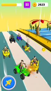 اسکرین شات بازی Quad Bike Traffic Shooting Gam 5