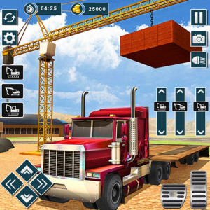 اسکرین شات برنامه Excavator Truck Driving Game 1