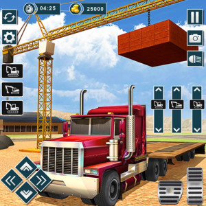 اسکرین شات 1 برنامه Excavator Truck Driving Game