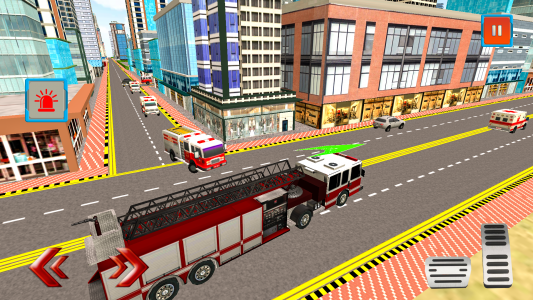 اسکرین شات بازی American Fire Truck Simulator 1