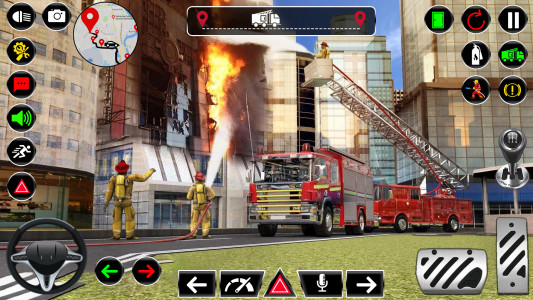 اسکرین شات بازی American Fire Truck Simulator 6