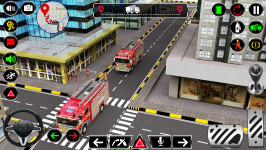 اسکرین شات بازی American Fire Truck Simulator 2