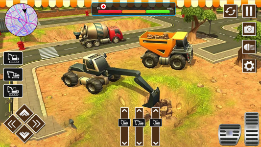 اسکرین شات بازی Construction Excavator Sim 3D 2