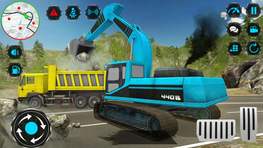 اسکرین شات بازی Heavy Excavator Rock Mining 4