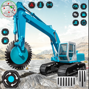 اسکرین شات بازی Heavy Excavator Rock Mining 1