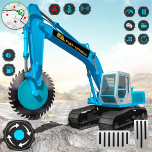 اسکرین شات بازی Heavy Excavator Rock Mining 1