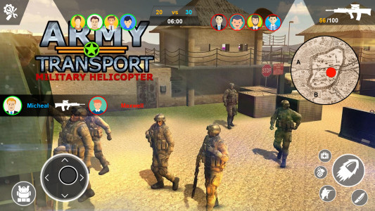 اسکرین شات بازی Army Transport Helicopter Game 2