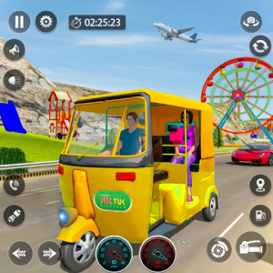 اسکرین شات 1 بازی Tuk Tuk Rickshaw Taxi Driver