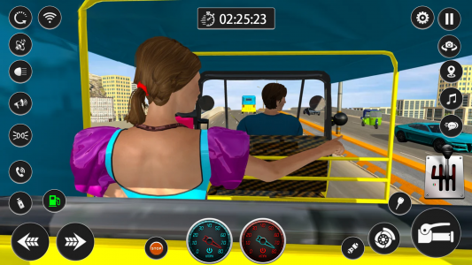 اسکرین شات 4 بازی Tuk Tuk Rickshaw Taxi Driver
