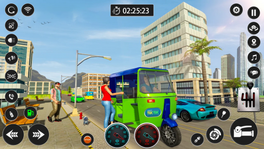 اسکرین شات 2 بازی Tuk Tuk Rickshaw Taxi Driver