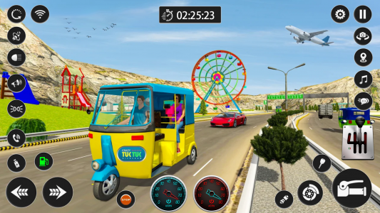 اسکرین شات 3 بازی Tuk Tuk Rickshaw Taxi Driver