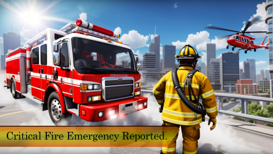 اسکرین شات 5 بازی Firefighter Fire Truck Driving