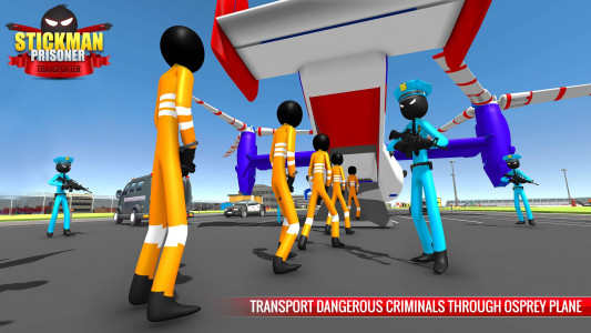 اسکرین شات بازی Stickman Prison Transport Van 5