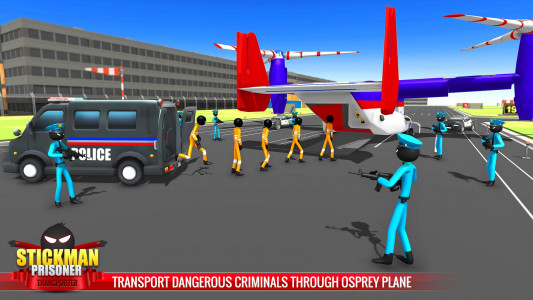 اسکرین شات بازی Stickman Prison Transport Van 4