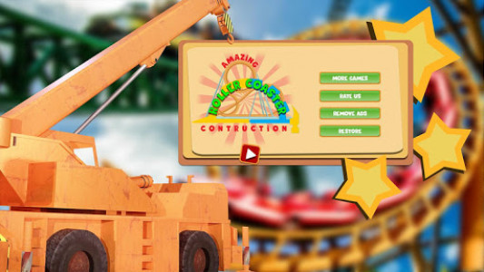 اسکرین شات بازی Roller Coaster Construction Simulator: Crane Games 3