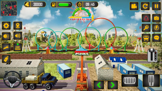 اسکرین شات بازی Roller Coaster Builder Game 2