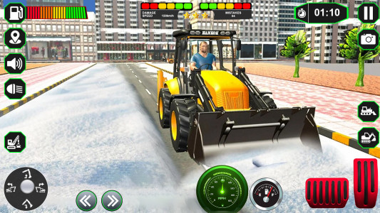 اسکرین شات بازی Real Heavy Snow Plow Truck 2