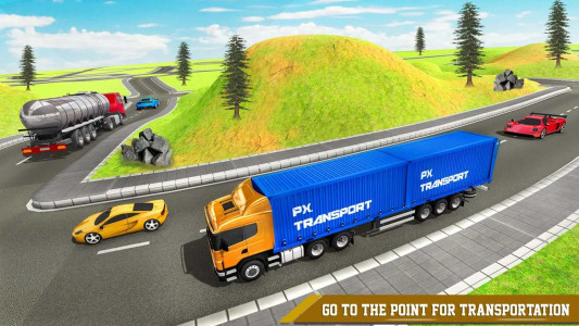 اسکرین شات 2 بازی Cargo Transport Truck Driving