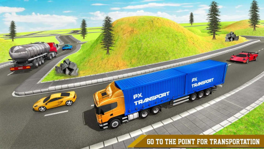 اسکرین شات 2 بازی Cargo Transport Truck Driving