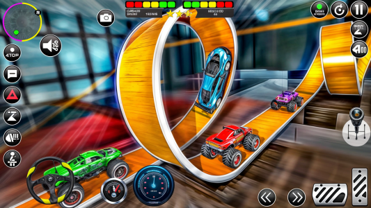 اسکرین شات بازی Toy Car Stunts GT Racing Games 4