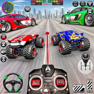 اسکرین شات 3 بازی Toy Car Stunts GT Racing Games