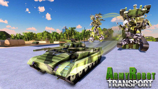 اسکرین شات بازی US Army Tank Robot Cargo Plane 8