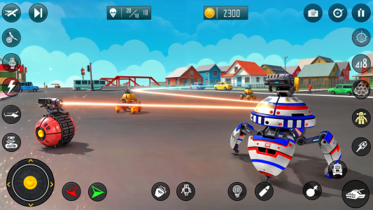 اسکرین شات بازی US Police Robot Shooting Games 1