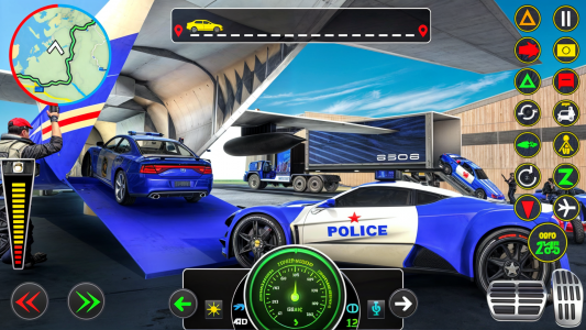 اسکرین شات 1 بازی Police Muscle Car Cargo Plane