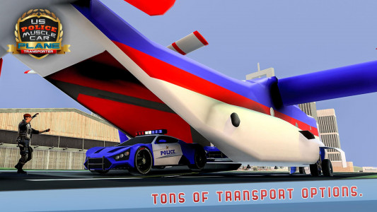 اسکرین شات بازی Police Muscle Car Cargo Plane 2