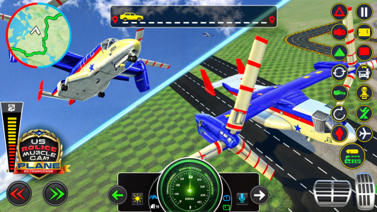 اسکرین شات بازی Police Muscle Car Cargo Plane 6