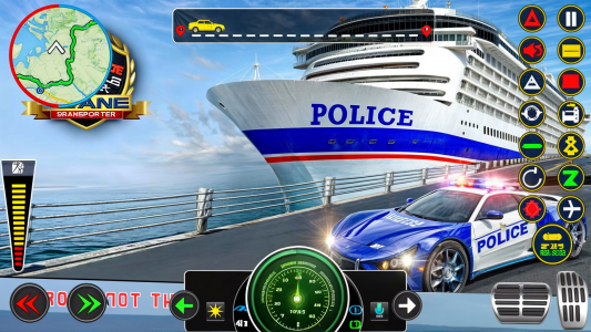 اسکرین شات بازی Police Muscle Car Cargo Plane 5