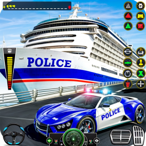 اسکرین شات بازی Police Muscle Car Cargo Plane 3