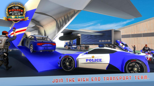 اسکرین شات بازی Police Muscle Car Cargo Plane 5