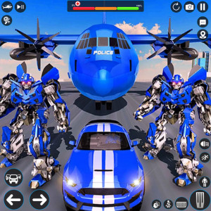 اسکرین شات بازی Police Robot Transport Games 1