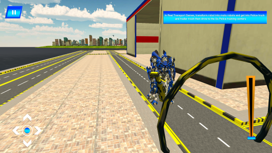 اسکرین شات 5 بازی Police Robot Transport Games