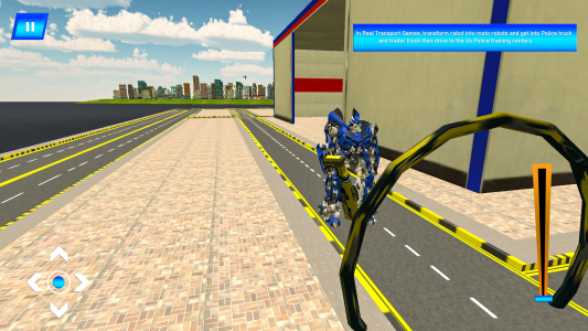 اسکرین شات بازی Police Robot Transport Games 5