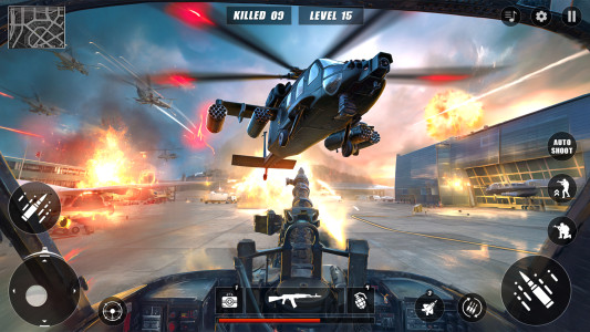اسکرین شات 4 بازی Machine Gun Battle: War Games