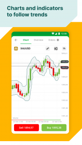 اسکرین شات برنامه FBS Trader — Trading Platform 4